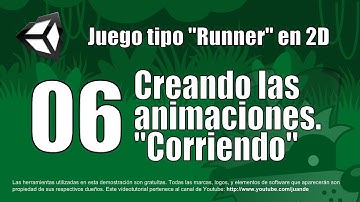 06 - Creando las animaciones - Corriendo - Tutorial Unity 2D en español