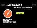 API Postman Json ile Data Driven Test