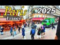 Paris, France -🇫🇷 - PARIS 2025 Walking ⎜4K⎜ Paris - France 🥰