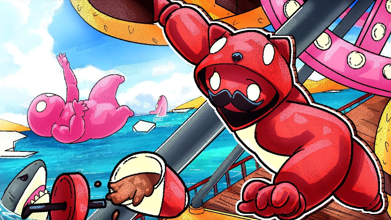 GET IN THE RING WITH ME YOU COWARD! (Gang Beasts w/Friends)