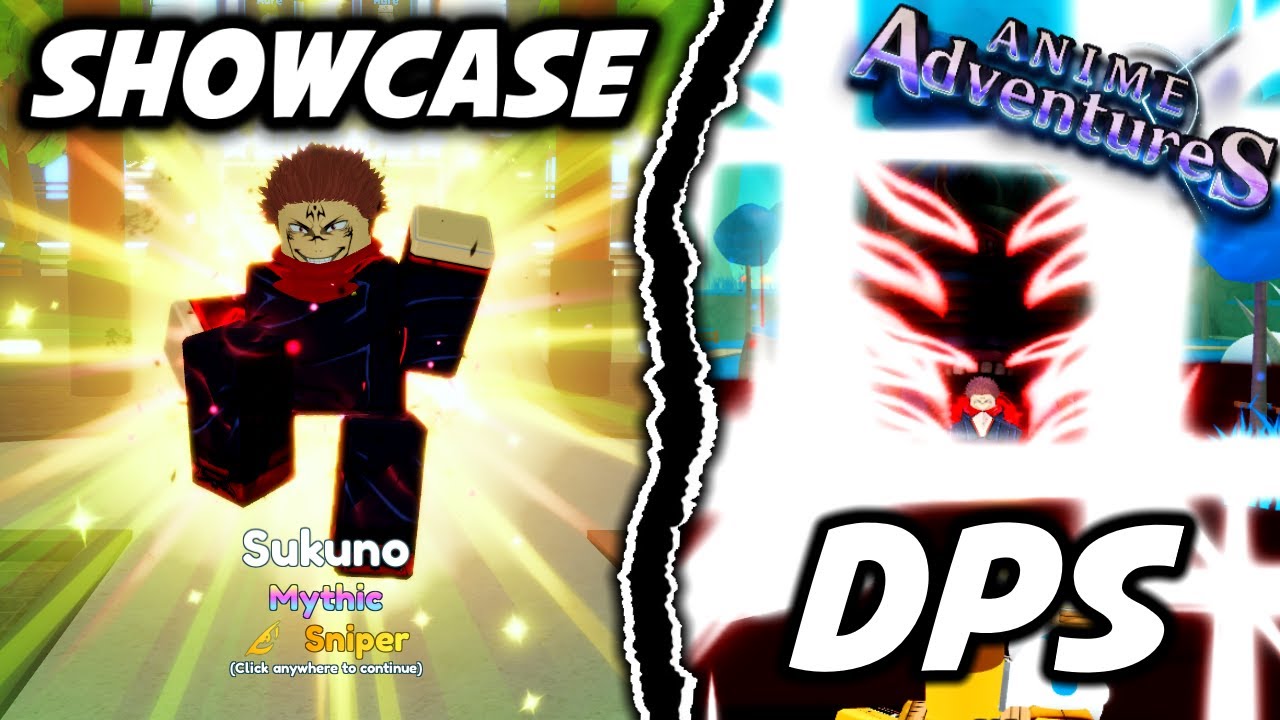 MAX LVL 100 *NEW* SUKUNO *ONE OF THE BEST DPS UNIT!* UPDATE 6.5 IN ANIME  ADVENTURES ROBLOX - YouTube