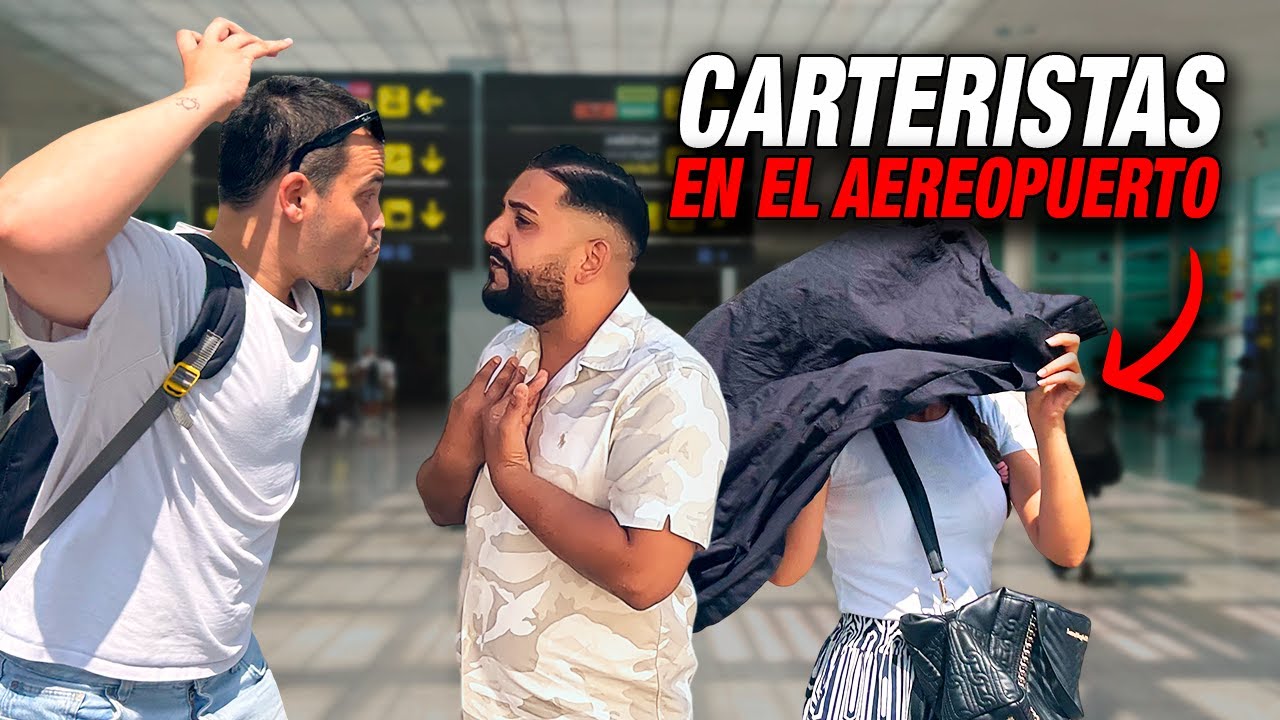 CAZANDO CARTERISTAS en el AEROPUERTO de BARCELONA