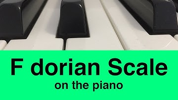 F Dorian Scale Piano Tutorial✨