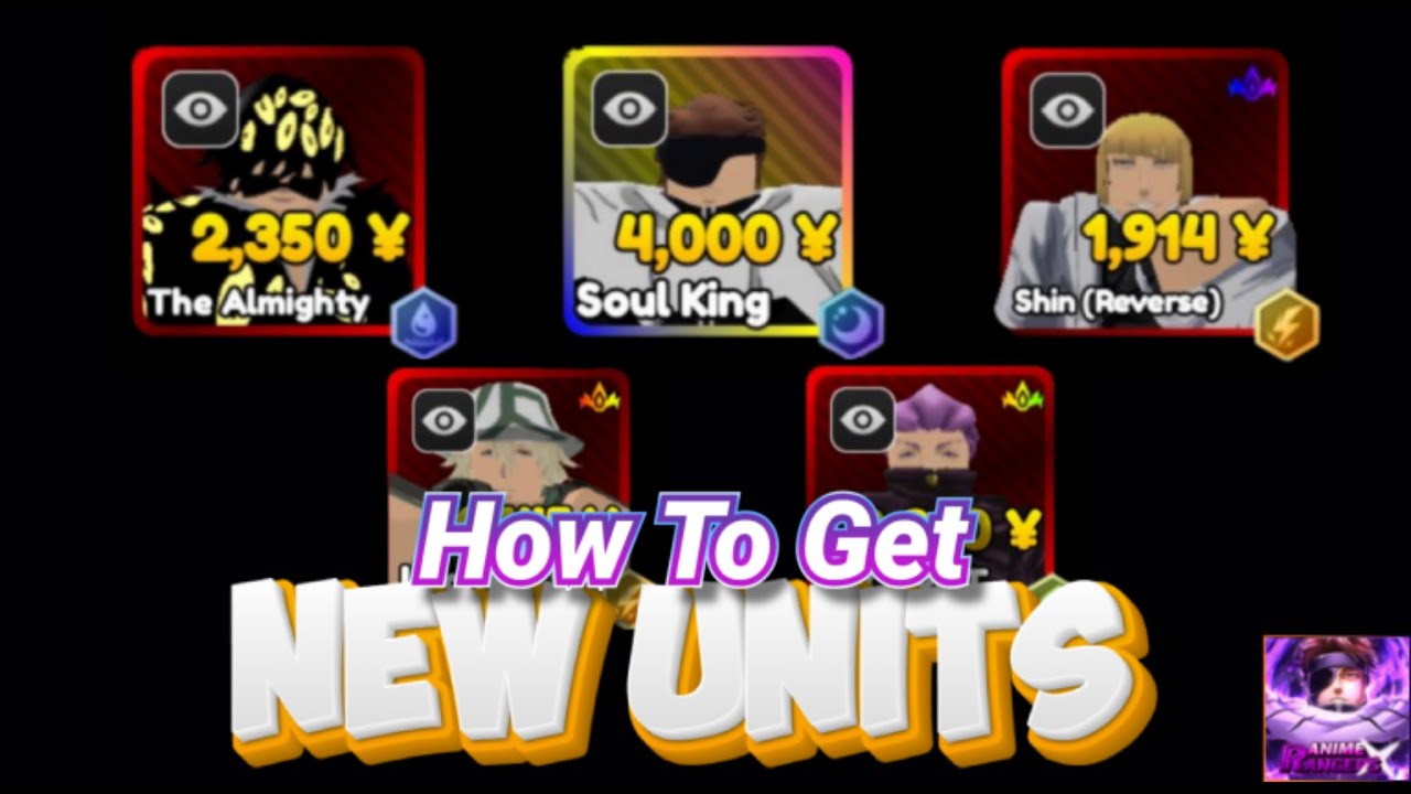 ВСЕ новые юниты + как их получить + новый код – обновление Bleach в Anime Rangers X | Roblox