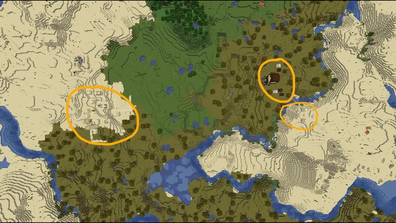 Minecraft 1.17 java seed: Spawn between village, pillager outpost and ...