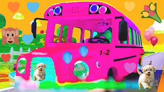 Wheels on the Bus Song | CoComelon Nursery Rhymes & Kids Songs