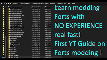 Forts Modding Guide #1, Files&First Mod