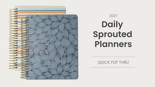 2027 Daily Planner Quick Flip Thru