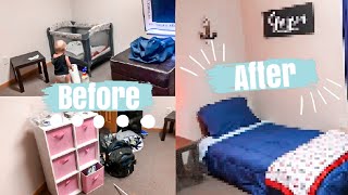 MAJOR BEDROOM MAKEOVER // Toddler Boy Room Transformation + Room Tour!