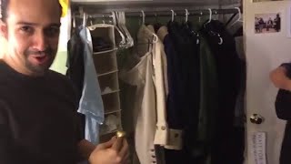 Getting engaged in Lin Manuel Mirandas Dressing Room