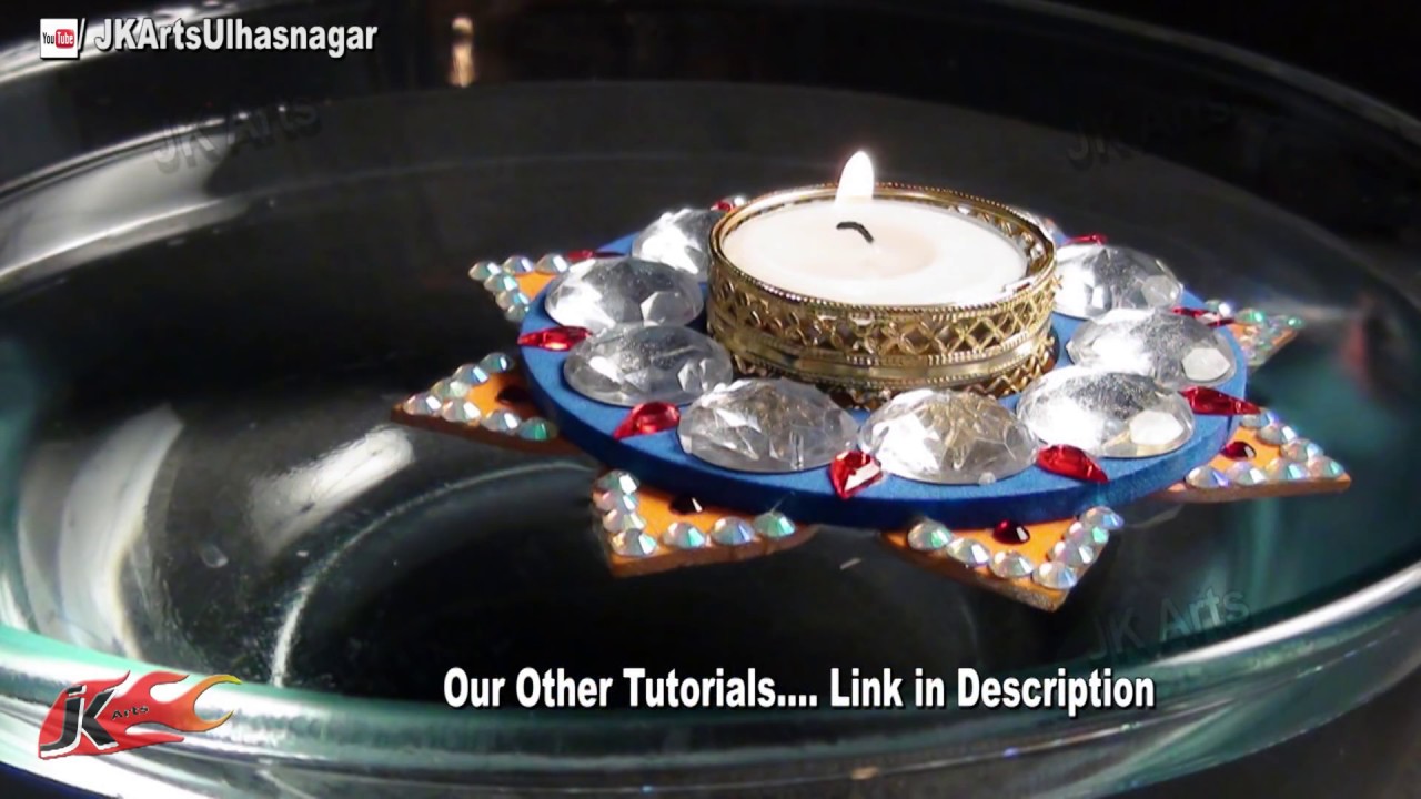 DIY Floating Candle Holder How to make JK Arts 661 YouTube