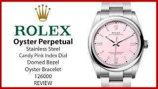 Rolex Oyster Perpetual 36 Candy Pink Index Dial 126000 - REVIEW