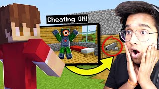 I used SECURITY CAMERA to Cheat in Hide & Seek in MINECRAFT!