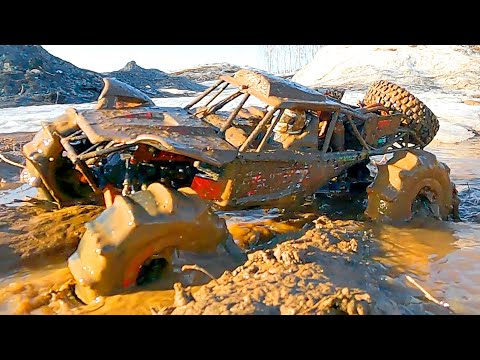 Mud Monsters Extreme RC Trucks Muddy Puddle Race!