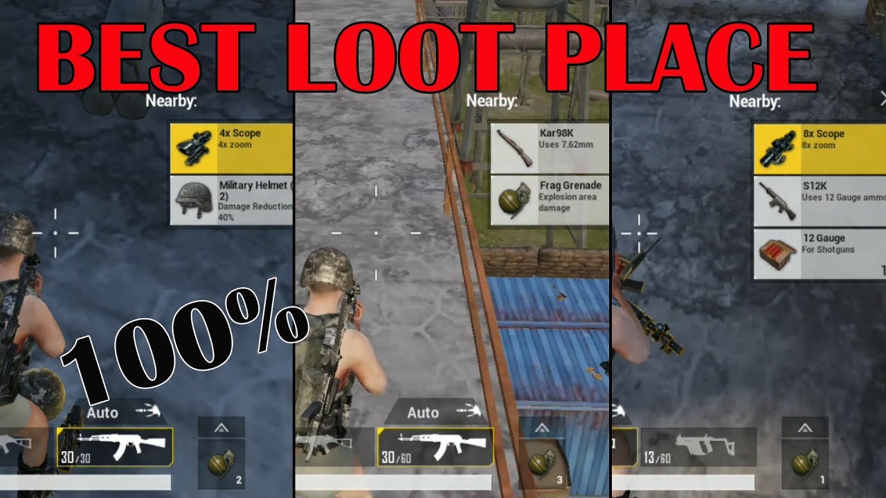 Best Place To Find Kar 98 8x Etc Pubg Mobile Youtube