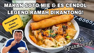 LEGENDARY SOTO MIE & ICE CENDOL SNACKS UNDER A SHADOWED TREE IN THE BSD AREA