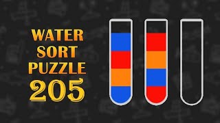 Sort Puzzle Level 205 (No extra/additional tube used)