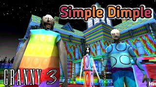 Granny 3 It Simple Dimple Mod Full Gameplay | Granny 3 Pop It Mod screenshot 5