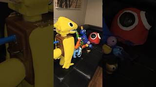 Rainbow Friends Chapter 2 Puppets With Cyan And Yellow Full Set Made