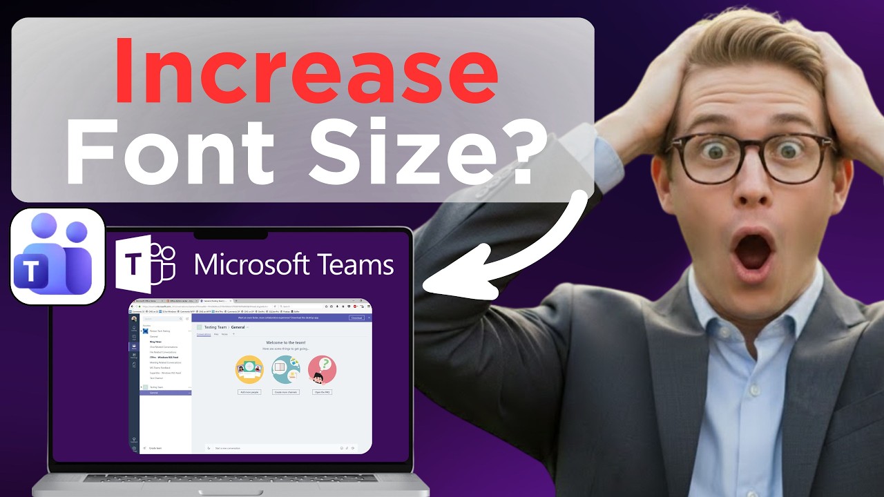How To Increase The Font Size In Microsoft Teams (Easy Guide) - YouTube