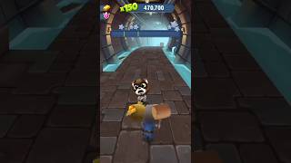 Talking Tom Gold Run Catch The Raccoon Officer Tom Funny Race Android Gameplay #shorts screenshot 4