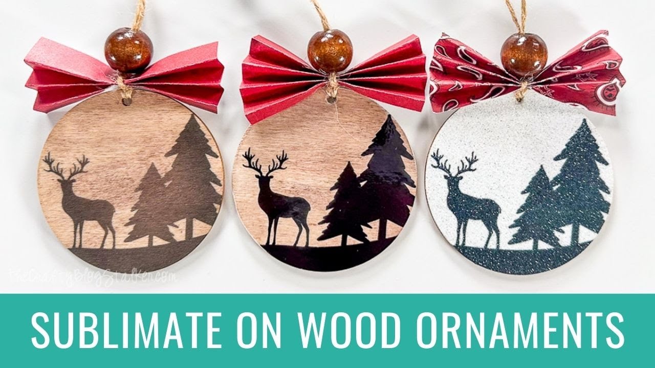 How to paint wood slice ornaments with nordic patterns - Learn to create  beautiful things