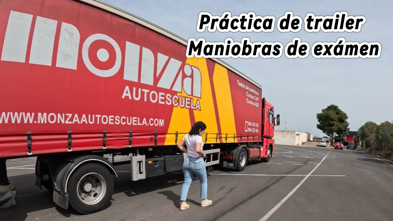 Tráiler carnet C+E | Circuito cerrado APROBADA a la PRIMERA| Venezolana sacando licencia en España.