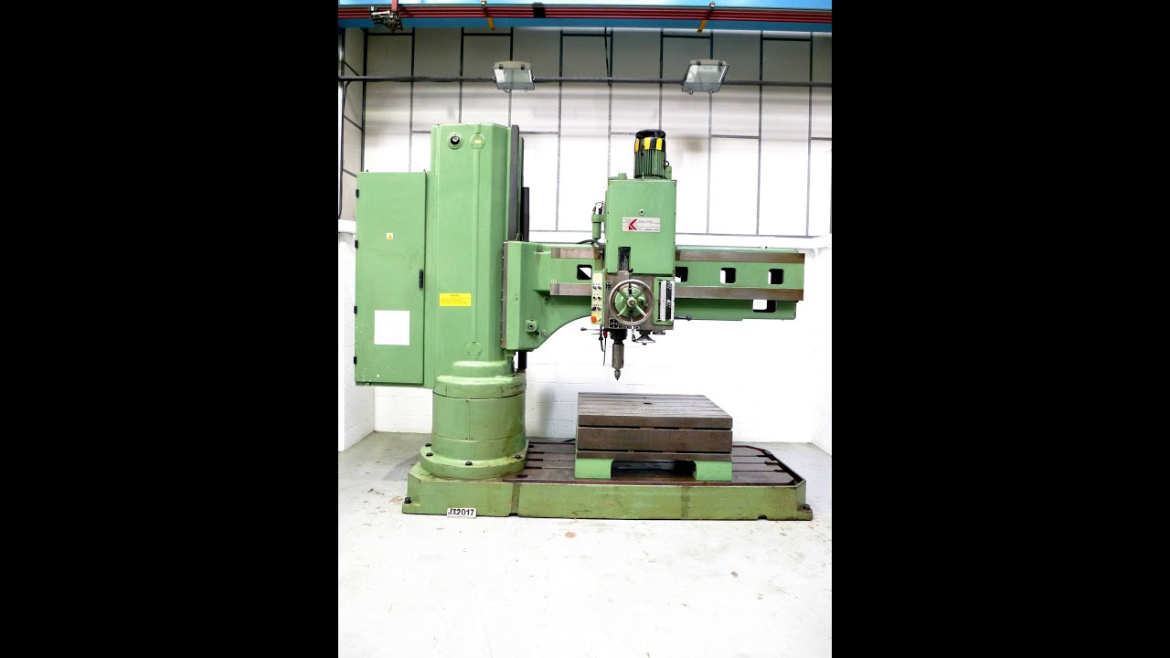 Kitchen Walker Kwm 63 2000 Radial Drill Electro Motion Youtube
