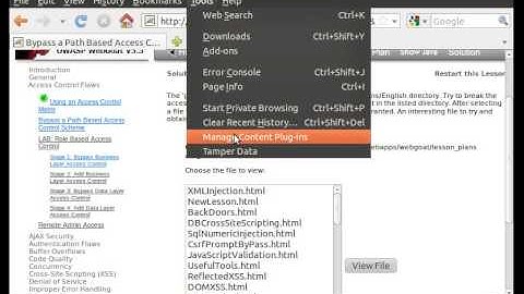 WebGoat - Bypass a Path Based Access Control Scheme