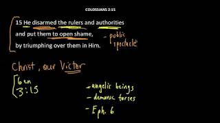 Christ, Our Triumphant Victor (Colossians 2:15)