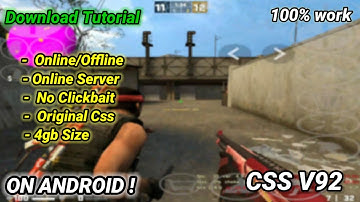 How to download Counter Strike Source V92 on android