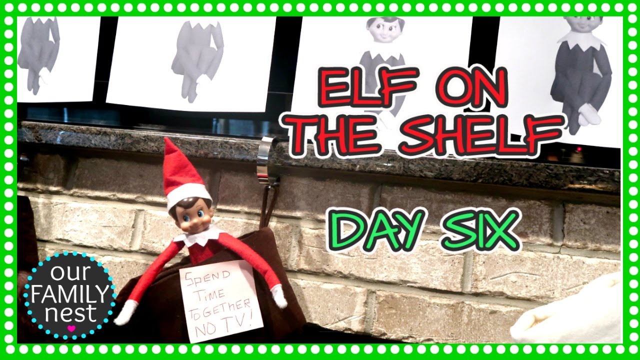 ELF ON THE SHELF DAY 6 - NO TV'S ALLOWED!