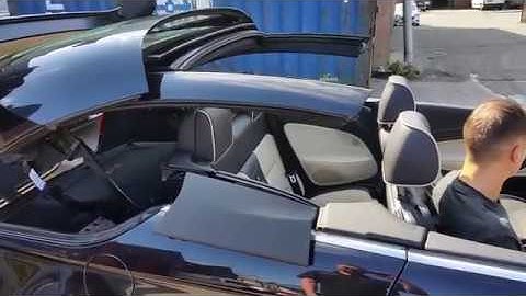 VW EOS - Convertible Folding Roof Operation