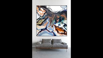 Huge Abstract Art on Canvas, Extra large contemporary modern artwork, Original handmade painting