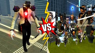 : CAMERAMAN FAMILY NEW COLORS AND ELEMENTS VS GOLDEN SKIBIDI DOP DOP TOILET FAMILY In Garry's Mod!