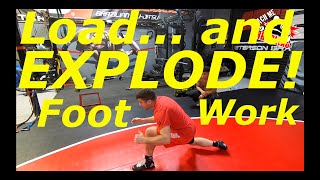 Learn FOOTWORK for Shooting Takedowns! (EXPLOSIVE Drills)