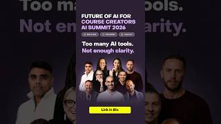 I’m Speaking at The Future of AI for Course Creators Summit 2026