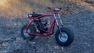$200 BUDGET Minibike Build! Part 3: FINALLY RIDING THE BIKE!!