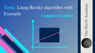 L 13-14: Liang-Barsky Line Clipping Algorithm | Easy Explanation with Example