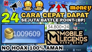 No Hoax 100% Work! Cara Cepat Mendapatkan 1 Juta Battle Point Mobile Legends 2022 Auto Jadi Sultan ! No Hoax 100% Work! Cara Cepat Mendapatkan 1 Juta Battle Point Mobile Legends 2022 Auto Jadi Sultan !