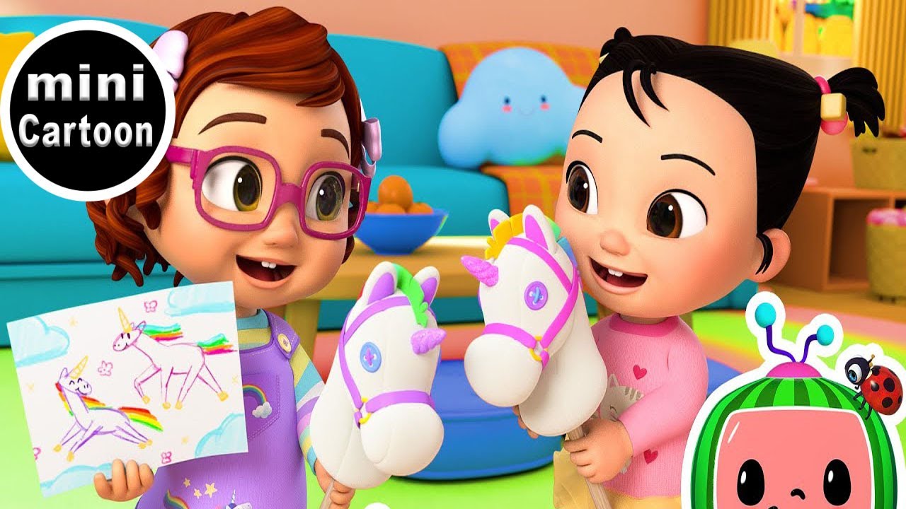 Rainbow unicorn song cocomelon nursery rhymes kids songs youtube