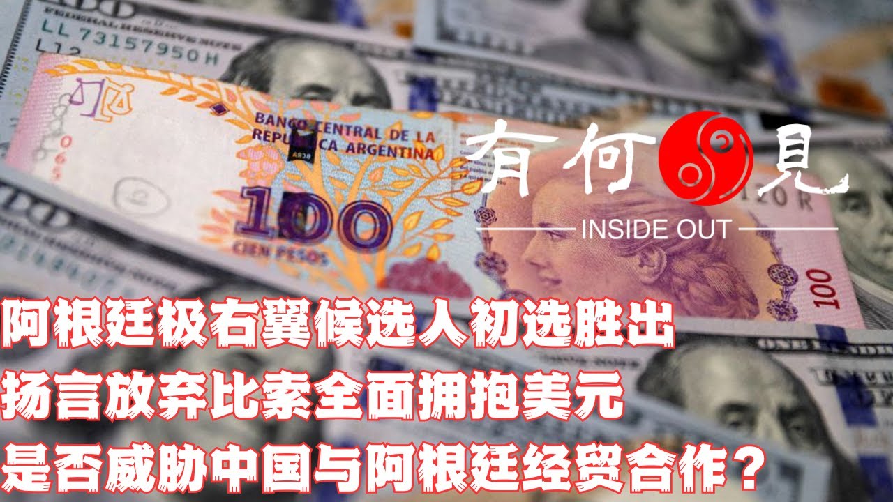 ~第355期~阿根廷极右翼候选人初选胜出，扬言放弃比索拥抱美元，是否威胁中国与阿根廷经贸合作？拜登经济学下消费者存款见底，何时迎来新一轮撒钱？20230819