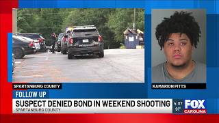 Deputies Suspect in deadly shooting at Spartanburg apartments denied bond