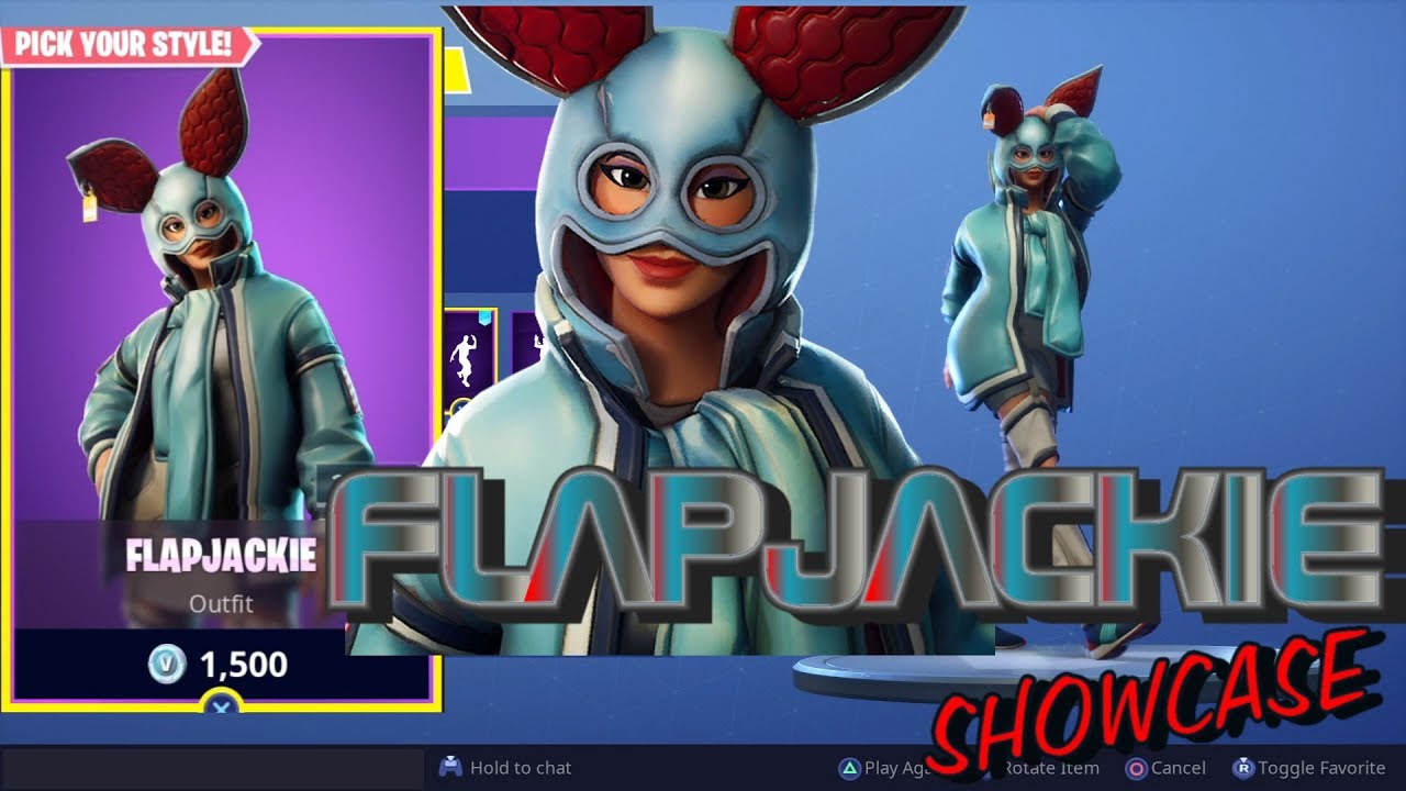 Fortnite NEW FLAPJACKIE Showcase YouTube