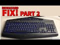 Restoring a filthy Alienware KG900 keyboard Part 2
