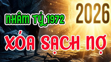 Nhâm Tý 1972 Đang Nợ Xem Ngay: 2026 Thời Cơ Vàng Xóa Sạch Nợ