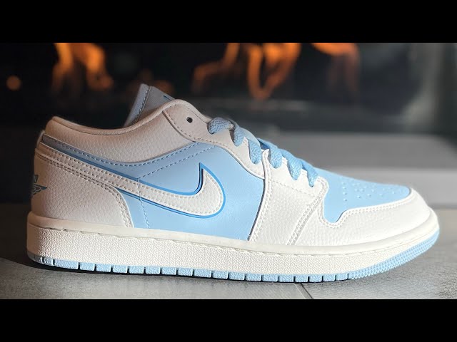 Jordan 1 Low White Ice Blue (Women's)