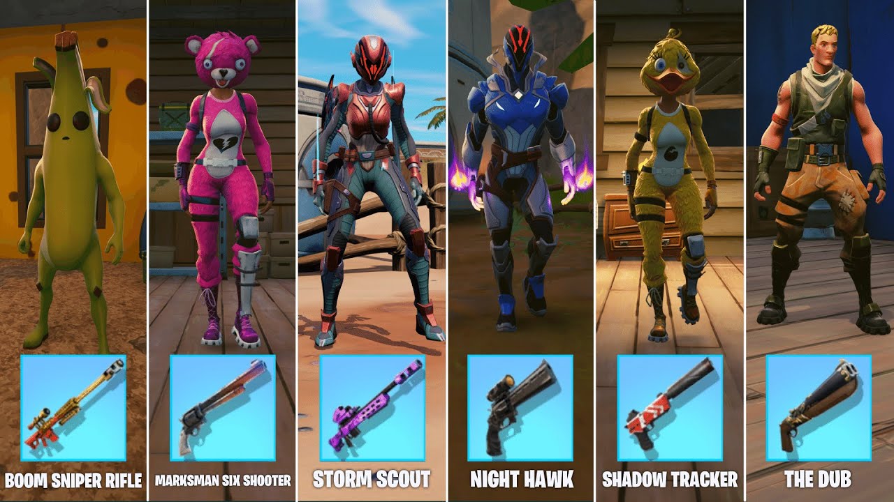 All exotics weapons and their locations in Fortnite Chapter 3 Season 2