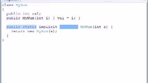 User-defined Conversions in C#.FLV