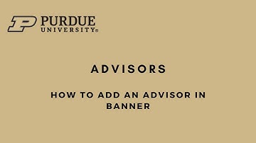 How to add an advisor